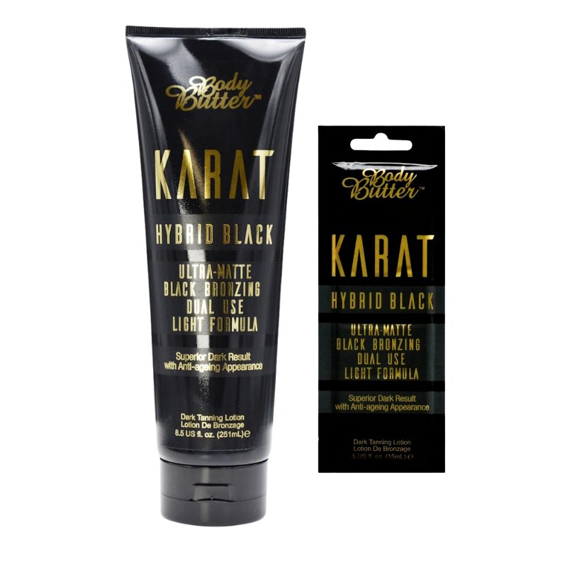 Body Butter Karat Hybrid Black – Ultra Matte Black Bronzer - Tansun Sunbeds - Bronzer