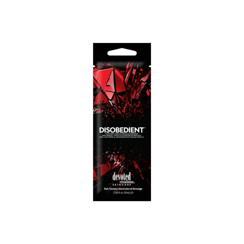 Devoted Creations Disobedient – Ultra-Blazing Tingle Lotion with Black Bronzer - Tansun Sunbeds - Tingle