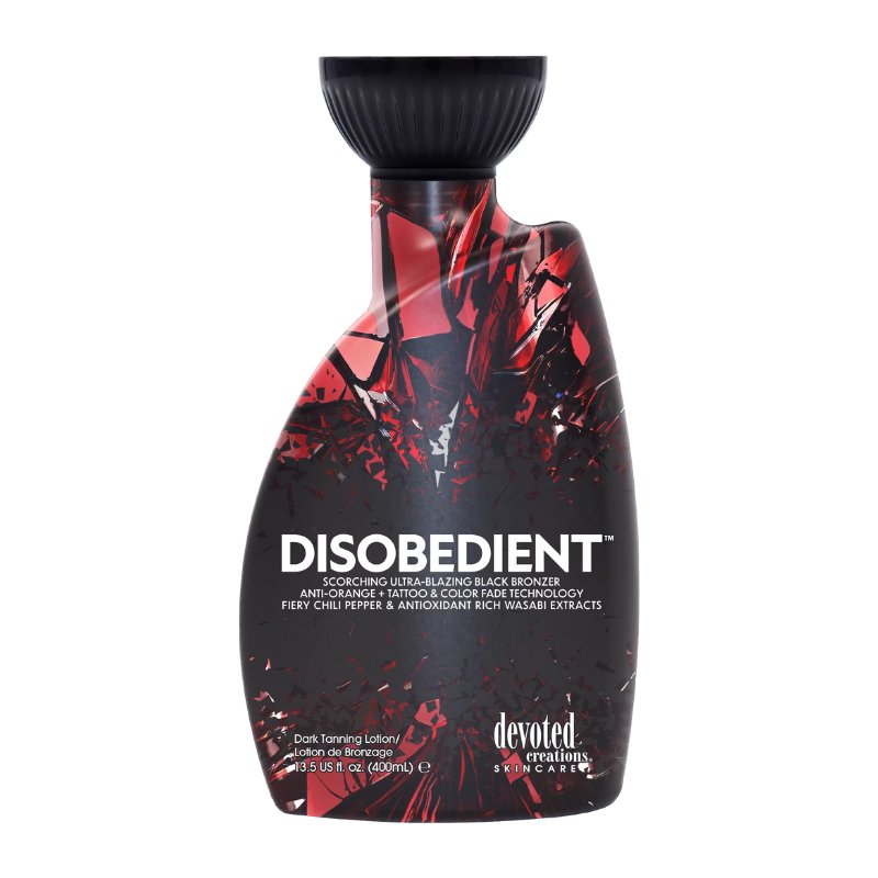 Devoted Creations Disobedient – Ultra-Blazing Tingle Lotion with Black Bronzer - Tansun Sunbeds - Tingle