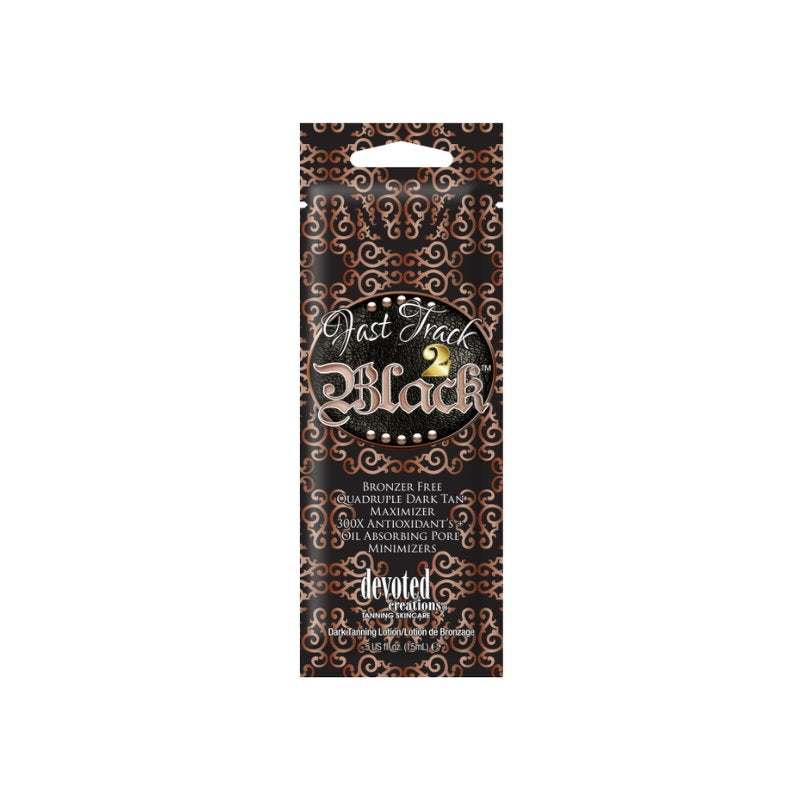 Devoted Creations Fast Track 2 Black Tanning Accelerator - Tansun Sunbeds - Accelerator
