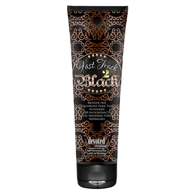 Devoted Creations Fast Track 2 Black Tanning Accelerator - Tansun Sunbeds - Accelerator