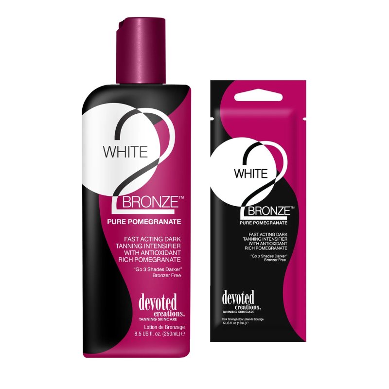 Devoted Creations White 2 Bronze Pure Pomegranate Tanning Accelerator - Tansun Sunbeds - Accelerator