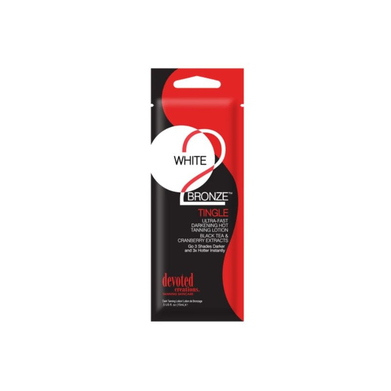 Devoted Creations White 2 Bronze Tingle Lotion - Tansun Sunbeds - Tingle