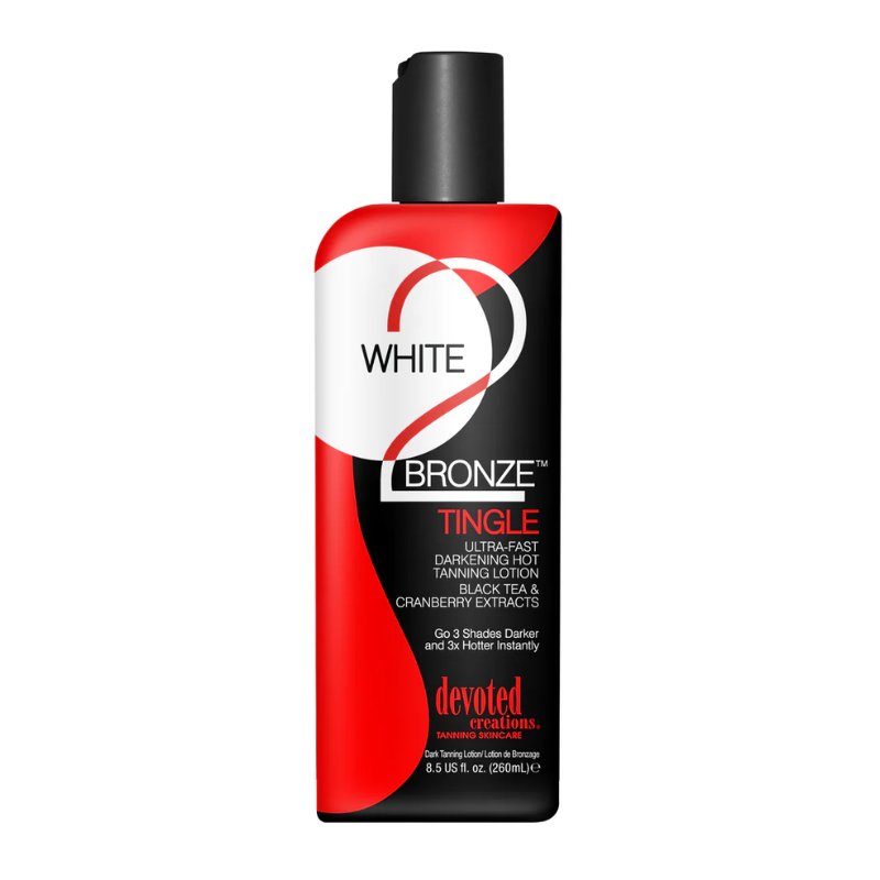 Devoted Creations White 2 Bronze Tingle Lotion - Tansun Sunbeds - Tingle