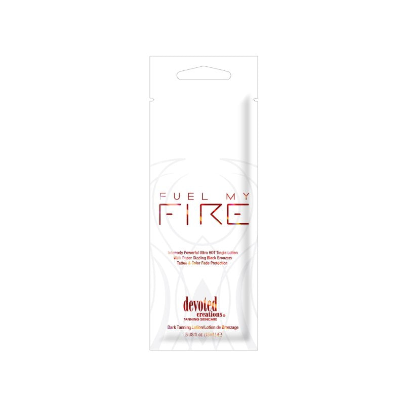 Devoted Creations Fuel My Fire – HOT Tingle Lotion with Black Bronzers - Tansun Sunbeds - Tingle