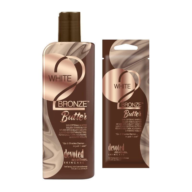 Devoted Creations White 2 Bronze Butter Tanning Accelerator - Tansun Sunbeds - Accelerator