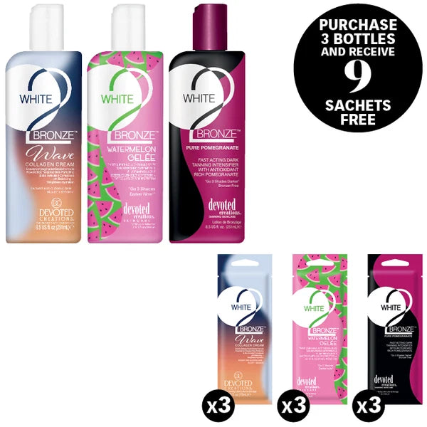 Devoted Creations White 2 Bronze Soho Deal - Tanning Lotion Bundle