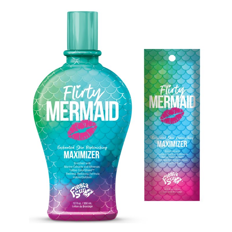 Fiesta Sun Flirty Mermaid™ Enchanted Skin Replenishing Maximiser - Tansun Sunbeds - Accelerator