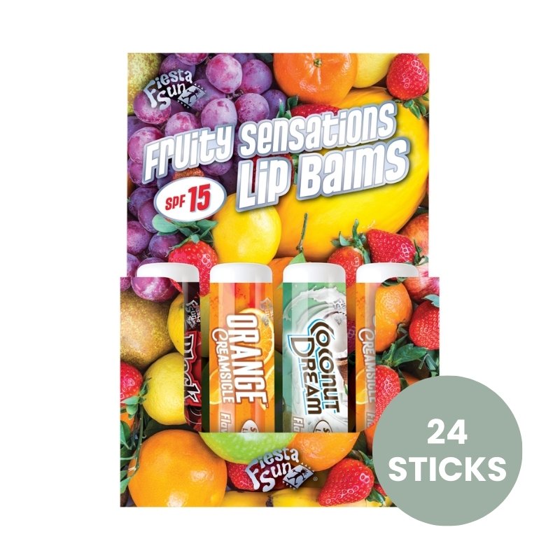 Fiesta Sun Lip Balm Display - Tansun Sunbeds - Lip Balm