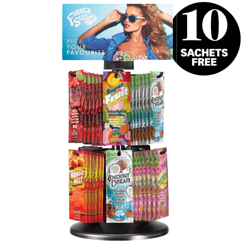 Fiesta Sun Fruity Scentsations Rotating Tanning Sachet Bundle