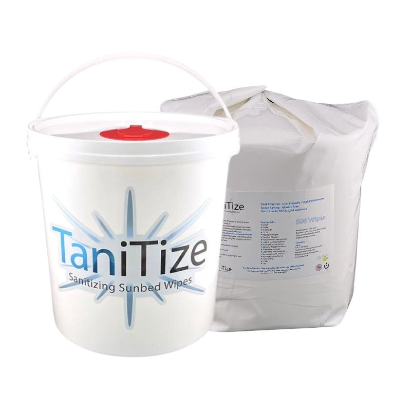 TaniTize No Alcohol Sunbed Hygiene Wipes (Lemon).
