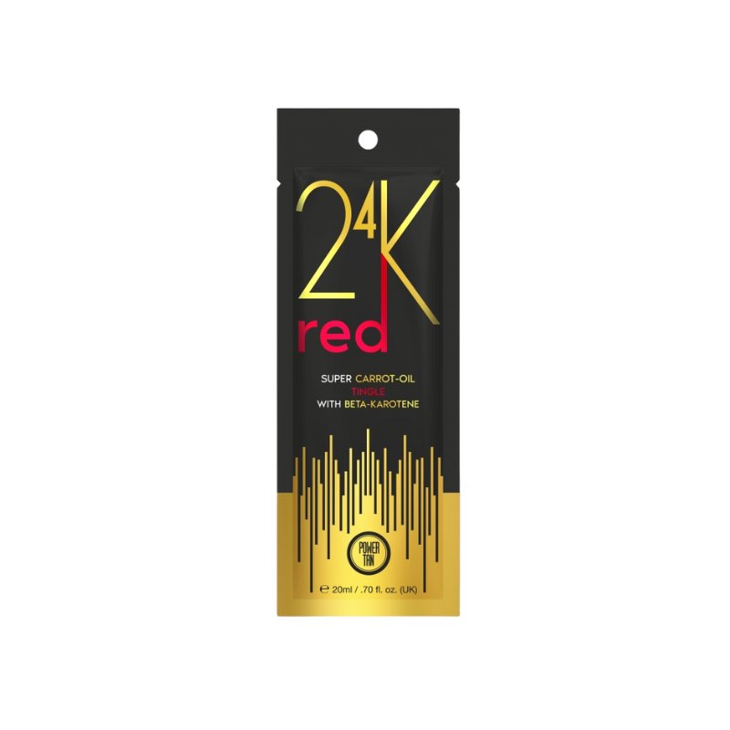 Power Tan 24K Red Super Carrot Oil – Triple Action Tingle Accelerator - Tansun Sunbeds - Tingle