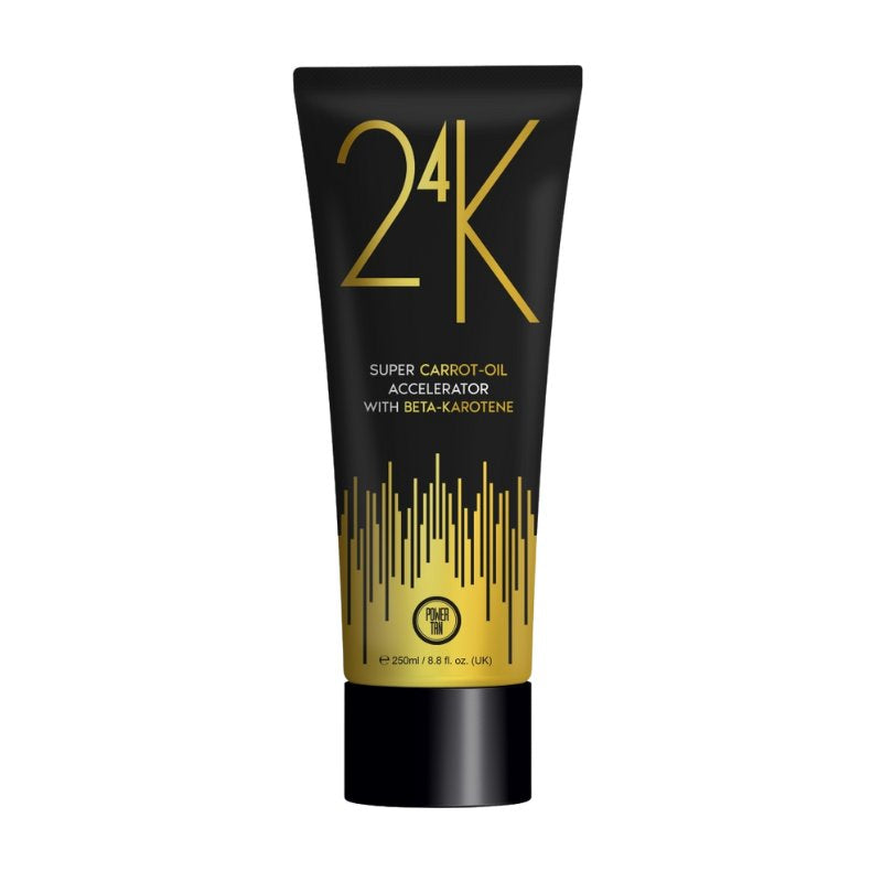 Power Tan 24K Super Carrot Oil – Triple Action Accelerator - Tansun Sunbeds - Accelerator