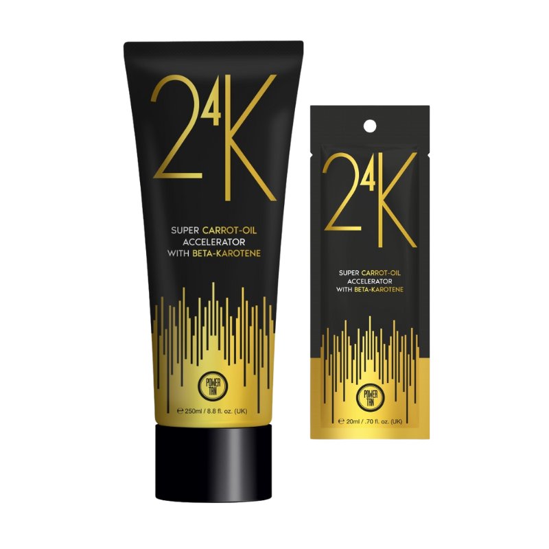 Power Tan 24K Super Carrot Oil – Triple Action Accelerator - Tansun Sunbeds - Accelerator