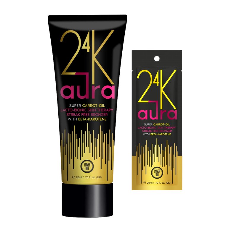 Power Tan 24K Aura Super Carrot Oil - Natural Bronzer - Tansun Sunbeds - Bronzer