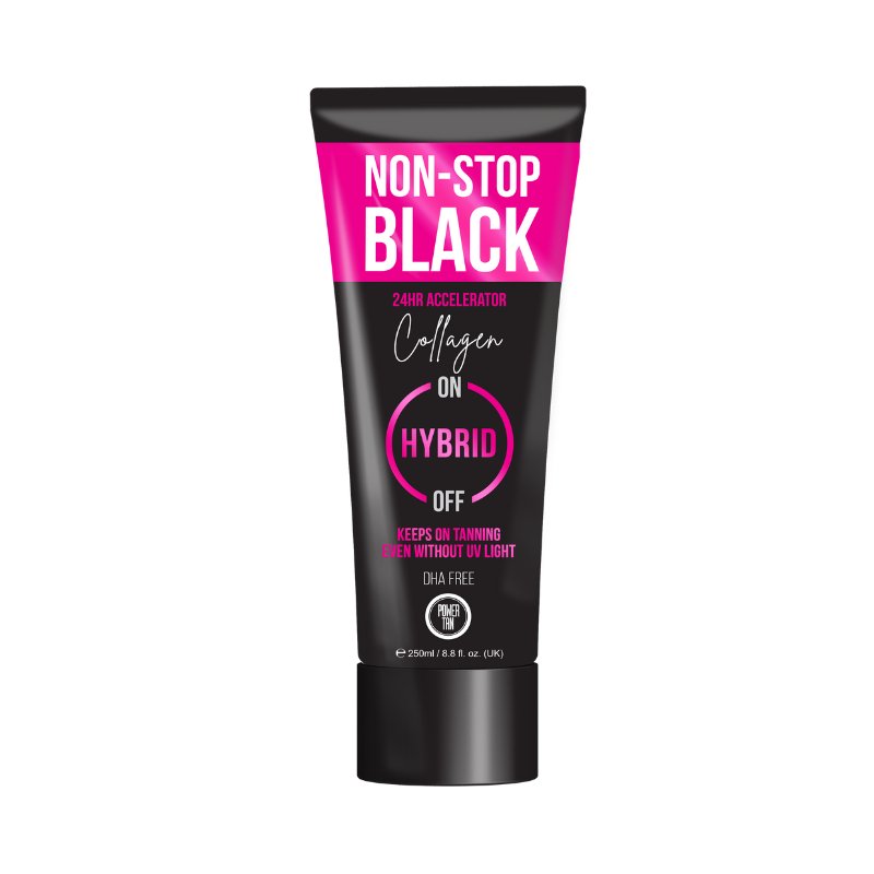 Non-Stop Black Collagen Hybrid Accelerator - 24-Hour Tanning.