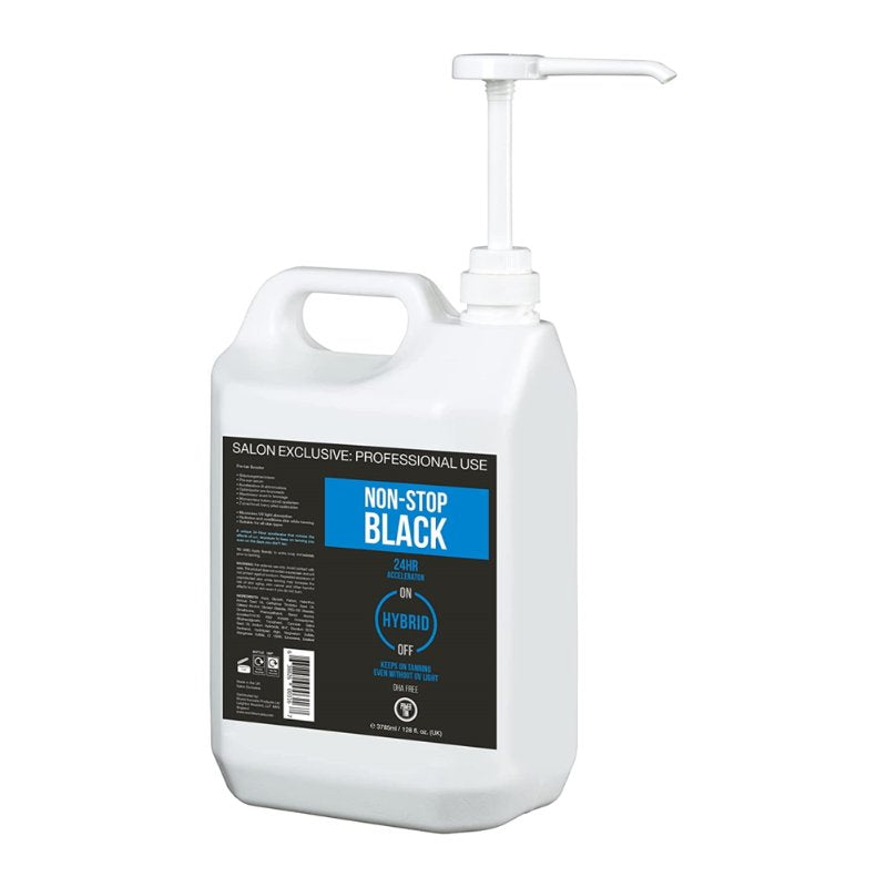 Power Tan Non-Stop Black Hybrid Accelerator – 1 US Gallon / 3785ml - Tansun Sunbeds - Accelerator