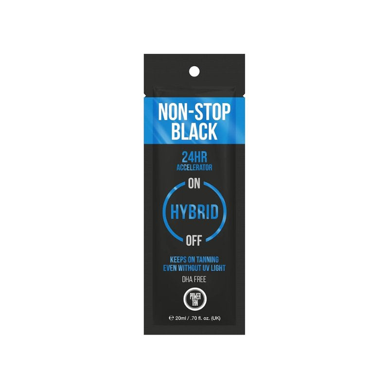Power Tan Non-Stop Black Hybrid Accelerator – 24-Hour Tanning - Tansun Sunbeds - Accelerator