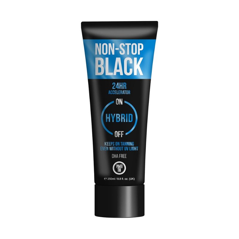 Power Tan Non-Stop Black Hybrid Accelerator – 24-Hour Tanning - Tansun Sunbeds - Accelerator
