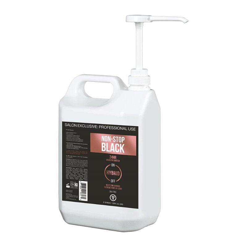 Power Tan Non-Stop Black Hybrid Bronzing Butter – Salon Size 1 US Gallon / 3785ml - Tansun Sunbeds - Bronzer