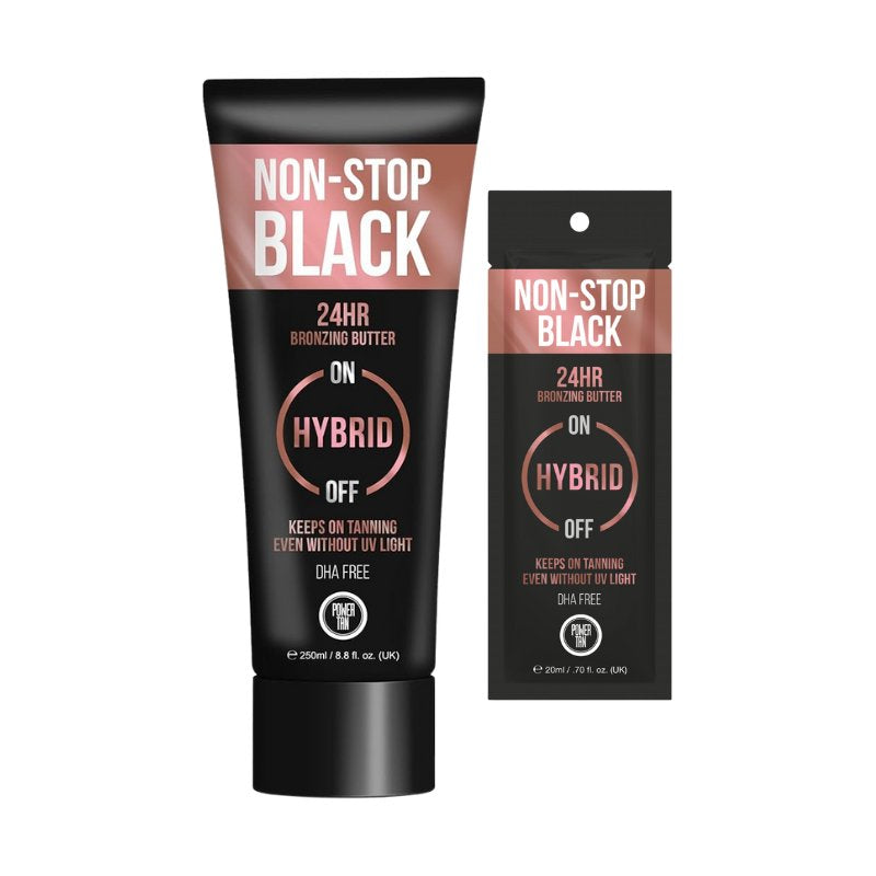 Power Tan Non-Stop Black Hybrid Bronzing Butter – DHA-Free - Tansun Sunbeds - Bronzer