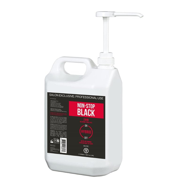 Power Tan Non-Stop Black Hybrid Tingle Gelee – Salon Size 1 US Gallon / 3785ml - Tansun Sunbeds - Tingle