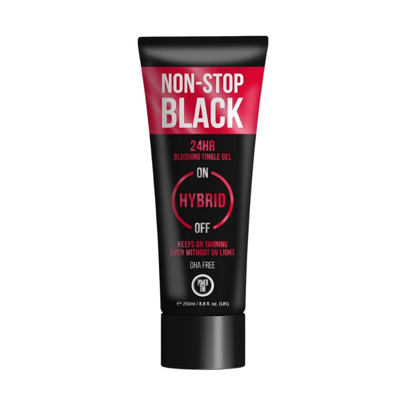 Power Tan Non-Stop Black Hybrid Tingle Gelee – 24-Hour Tanning - Tansun Sunbeds - Tingle