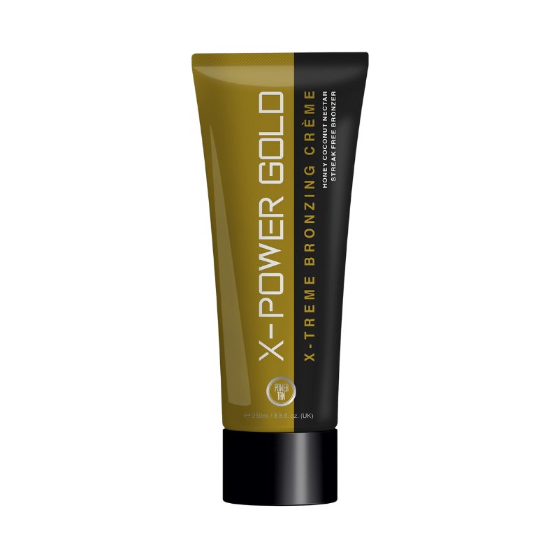 Power Tan X-Power Gold – Natural Bronzing Crème - Tansun Sunbeds - Bronzer