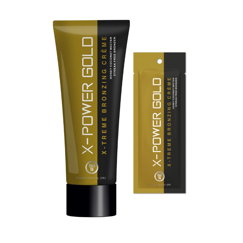 Power Tan X-Power Gold – Natural Bronzing Crème - Tansun Sunbeds - Bronzer