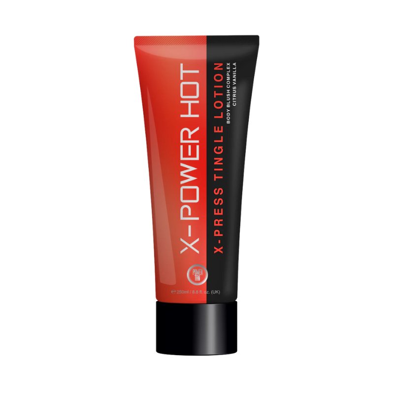 Power Tan X-Power Hot – Intense Tingle Tanning Lotion - Tansun Sunbeds - Tingle