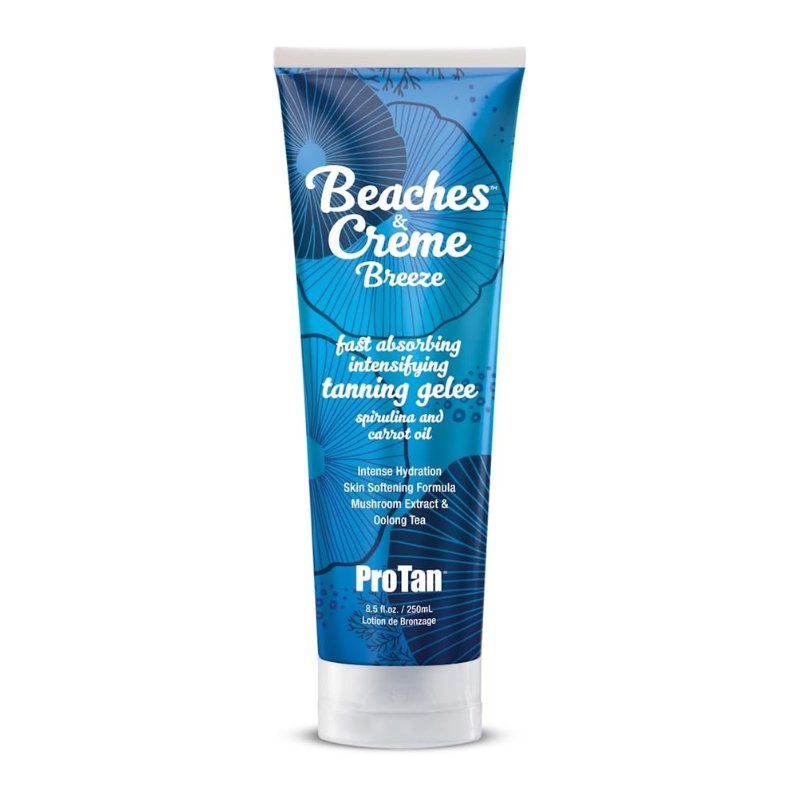 Pro Tan Beaches & Creme Breeze – Intense Tanning Accelerator Gelee - Tansun Sunbeds - Accelerator