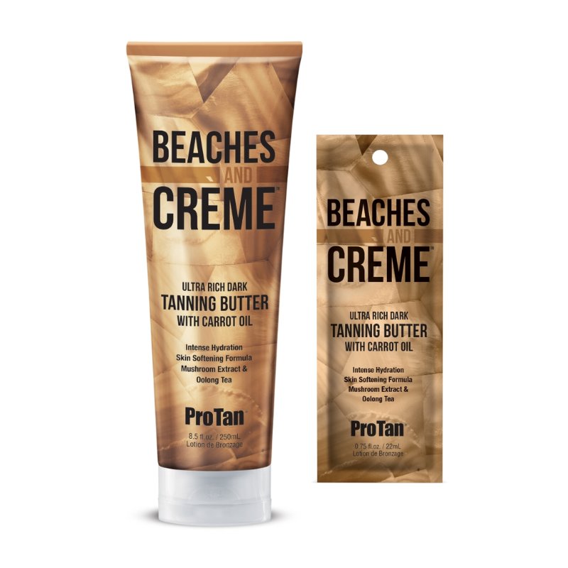 Pro Tan Beaches & Creme Butter - Ultra Rich Dark Tanning Accelerator - Tansun Sunbeds - Accelerator