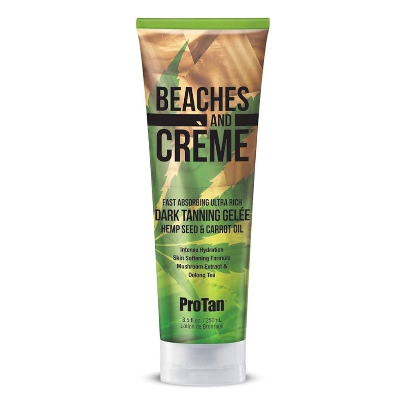 Pro Tan Beaches & Creme Gelee - Hemp Tanning Accelerator - Tansun Sunbeds - Accelerator