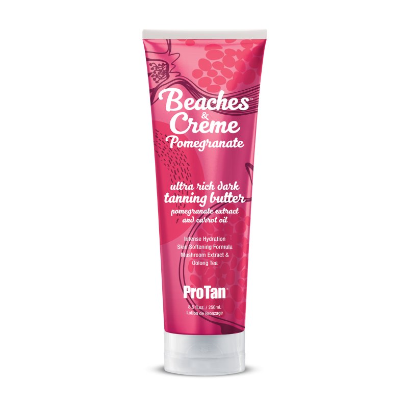 Pro Tan Beaches & Creme Pomegranate – Dark Tanning Butter Accelerator - Tansun Sunbeds - Accelerator