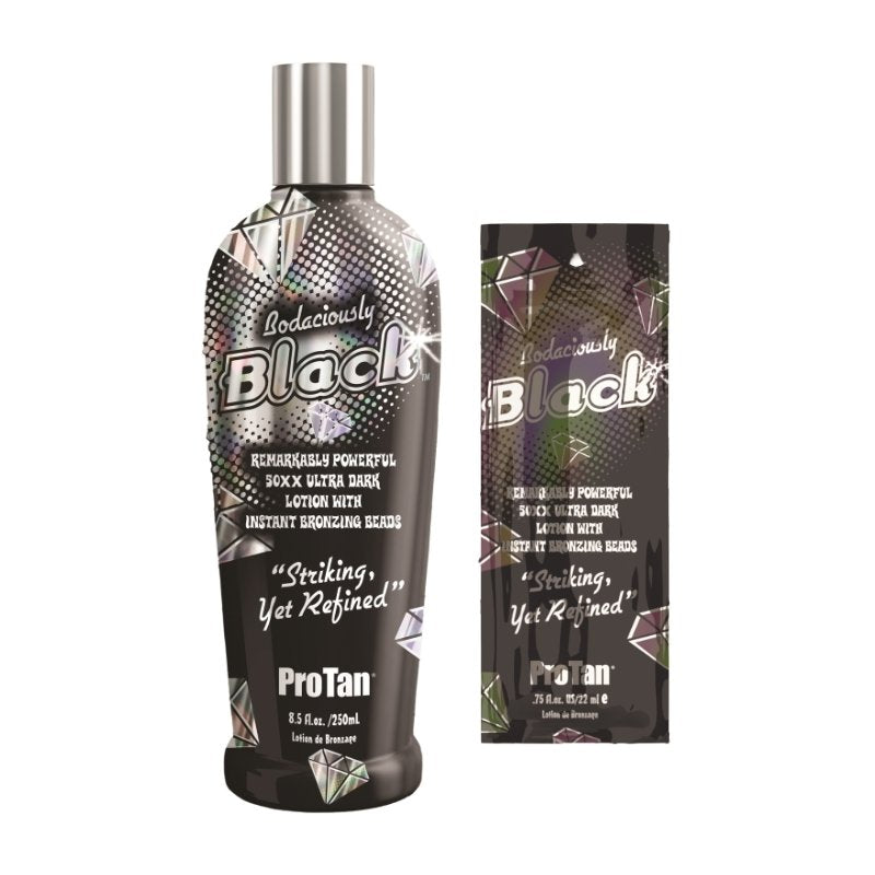 Pro Tan Bodaciously Black - 50XX Ultra Dark Bronzing Lotion - Tansun Sunbeds - Bronzer