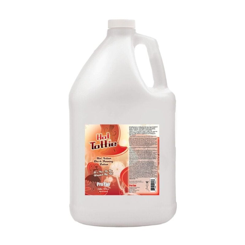 Pro Tan Hot Tottie – 1 US Gallon (3785ml) Hot Action Dark Tanning Tingle - Tansun Sunbeds - Tingle