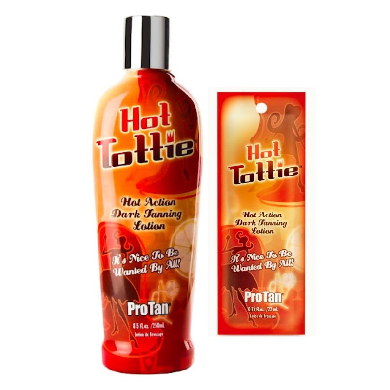 Pro Tan Hot Tottie – Hot Action Dark Tingle Tanning Lotion - Tansun Sunbeds - Tingle