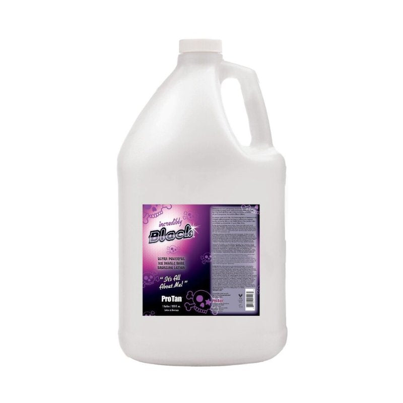Pro Tan Incredibly Black 1 US Gallon (3785ml) – 10X Double Dark Bronzing Lotion - Tansun Sunbeds - Bronzer