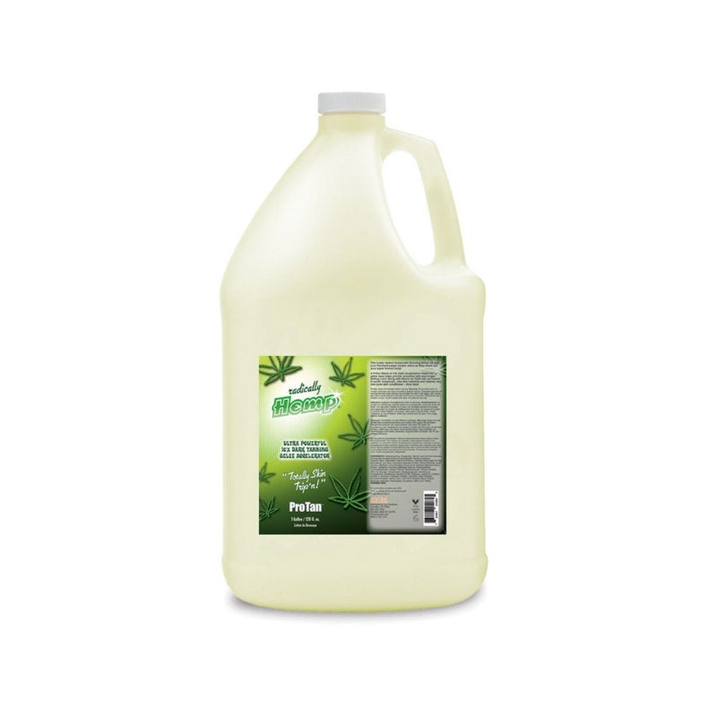 Pro Tan Radically Hemp 1 US Gallon (3785ml) – 10X Dark Tanning Gelee Accelerator - Tansun Sunbeds - Accelerator
