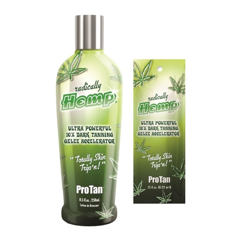 Pro Tan Radically Hemp – 10X Dark Tanning Gelee Accelerator - Tansun Sunbeds - Accelerator