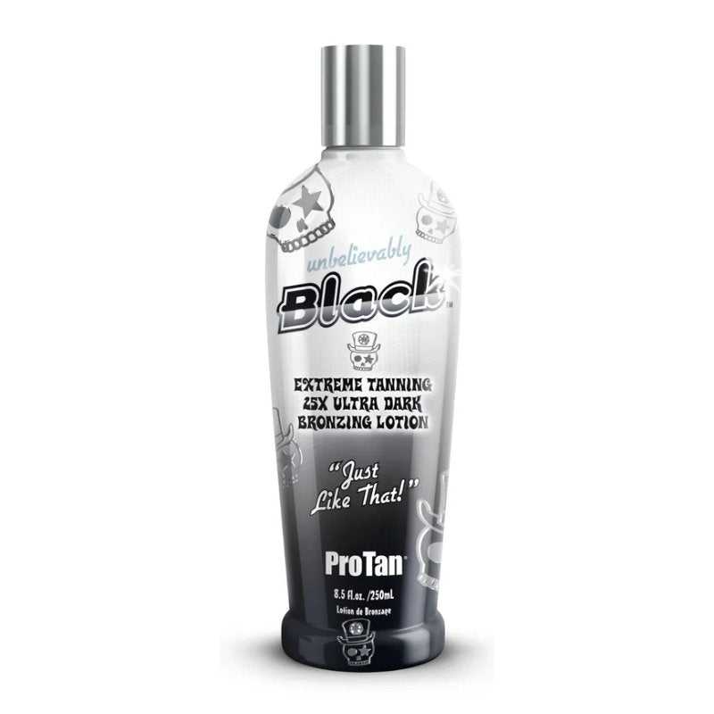 Pro Tan Unbelievably Black - 25X Ultra Dark Bronzing Lotion - Tansun Sunbeds - Bronzer