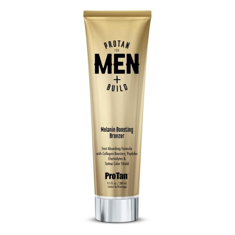 Pro Tan for Men + Build – Melanin Boosting Bronzer - Tansun Sunbeds - Bronzer