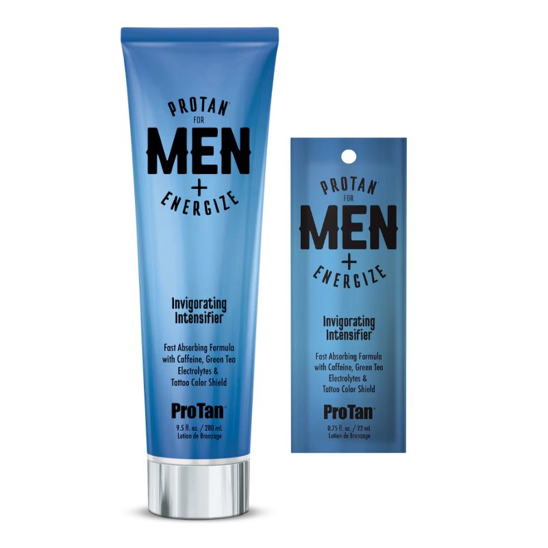 Pro Tan for Men + Energize – Invigorating Intensifier - Tansun Sunbeds - Accelerator