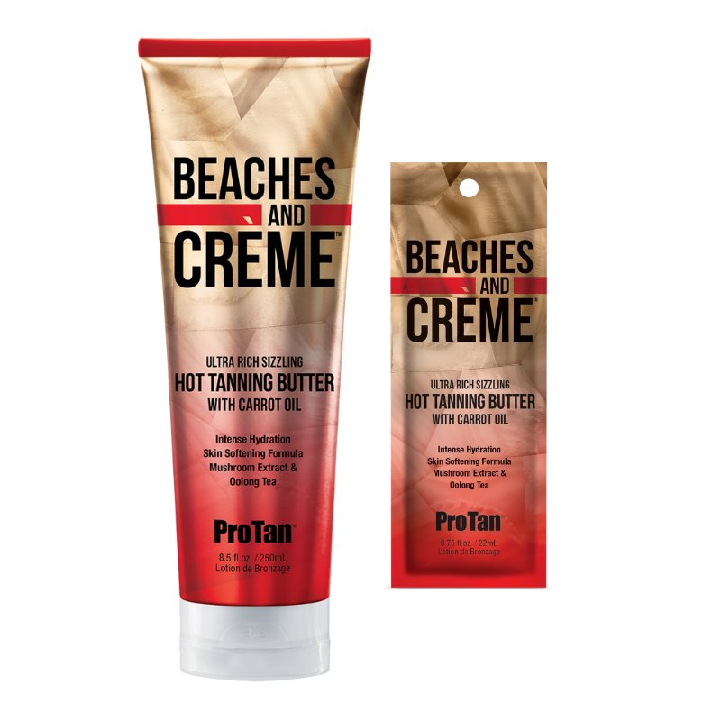 Pro Tan Beaches & Crème Hot Tanning Butter - Tingle - Tansun Sunbeds - Tingle