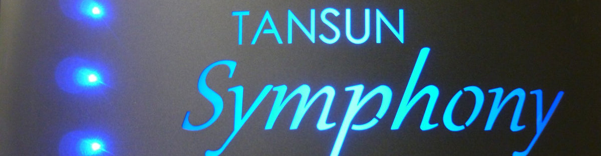 Tansun Symphony, Tansun Symphony Logo, Tansun Symphony Sunbed, Tansun Symphony Tanning Bed, Reconditioned Symphony Sunbed, Reconditioned Symphony Tanning Bed, Refurbished Symphony Sunbed, Refurbished Symphony Tanning Bed