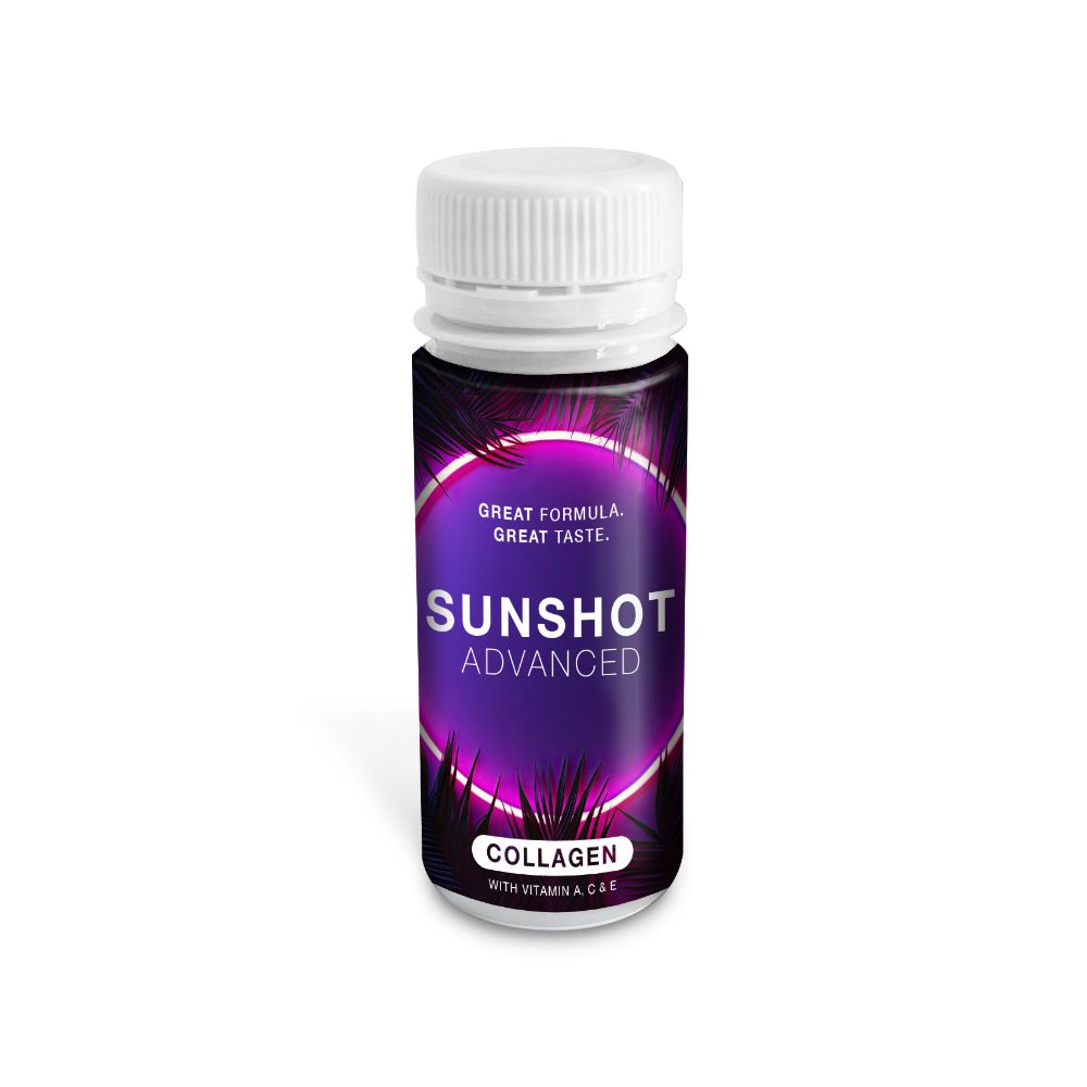 Sunshot Advanced Collagen bottle on a white background