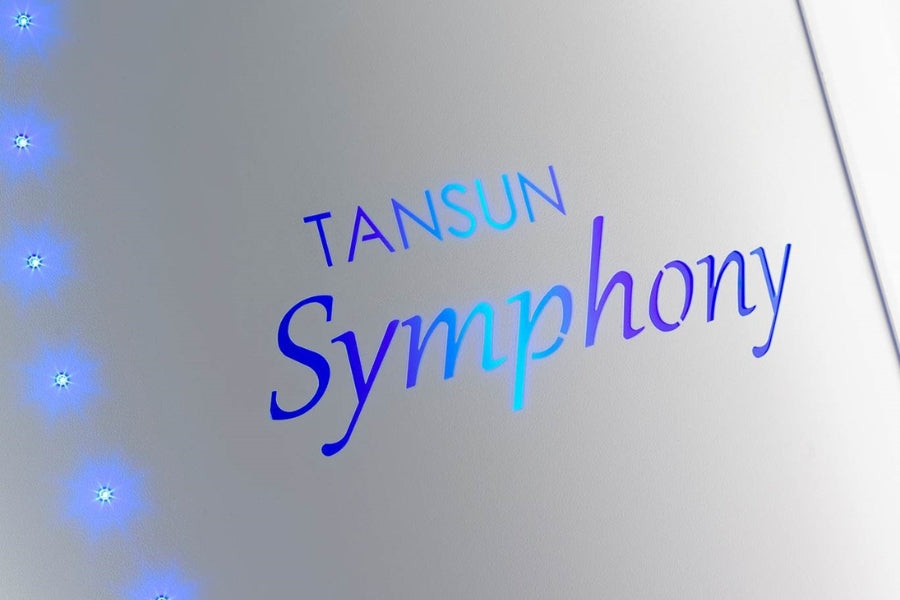 TANSUN Symphony logo on a white background with blue accents