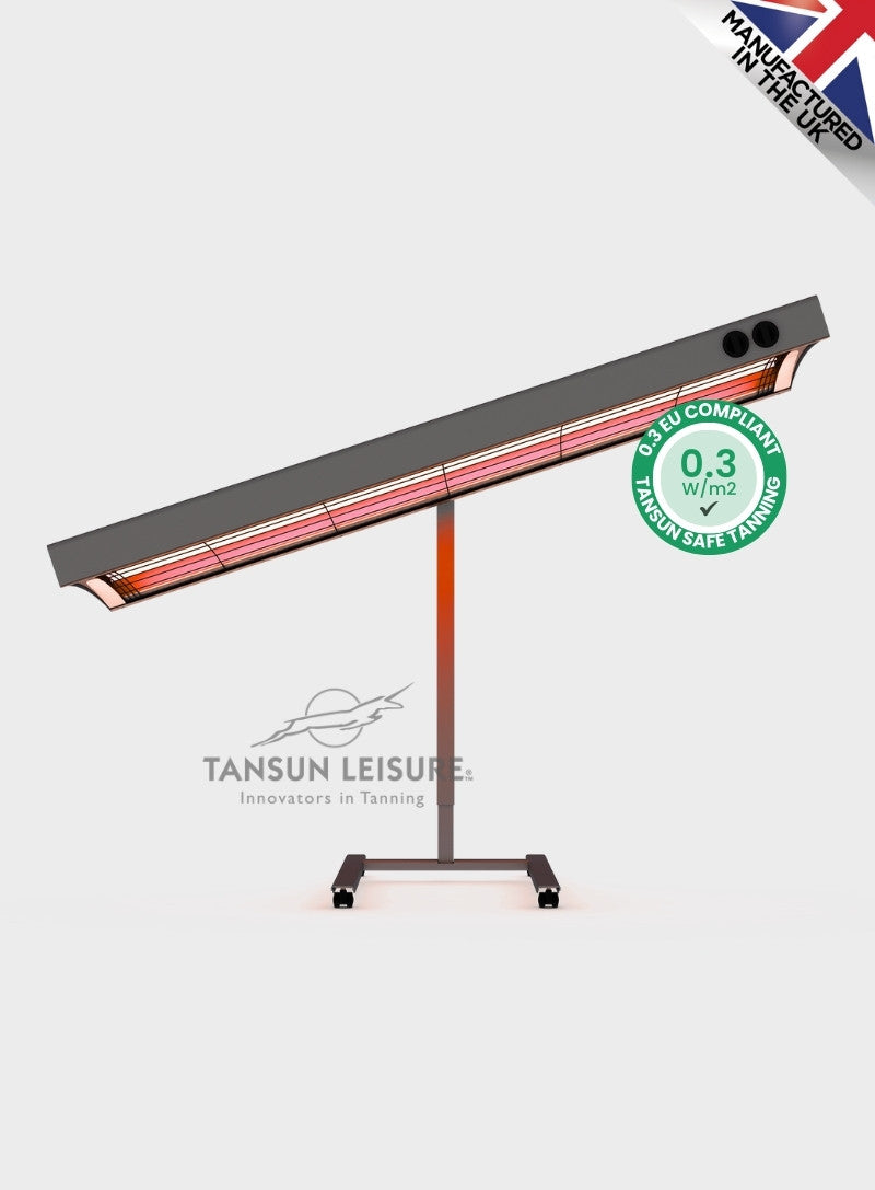 Tansun Amber Canopy Sunbed - Domestic.