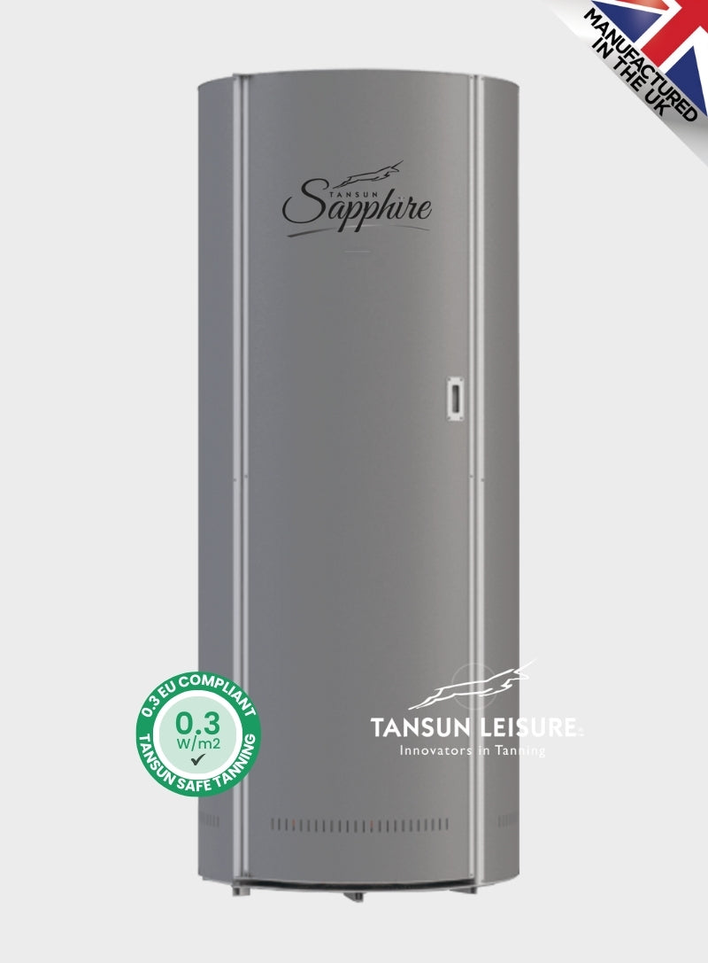 tansun sapphire sunbed 2m, 2m sapphire sunbed, sapphire sunbed grey