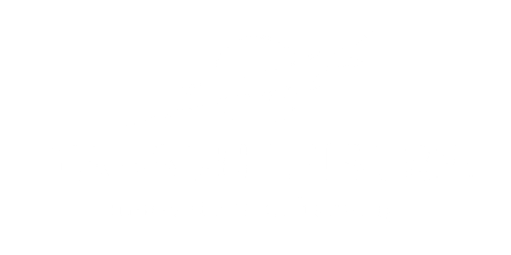 Tansun Sunbeds Logo White on Transparent Background